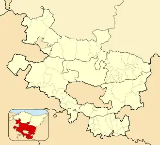 Labraza is located in Álava