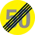 F31 End of speed limit