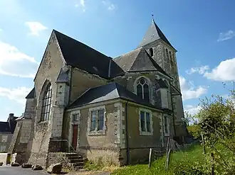 The church of Notre-Dame, in Villaines-sous-Lucé