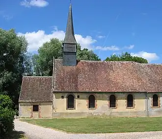 The church in Saint-Hilaire-sur-Risle