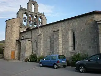 The church of Saint-Barthélémy, in Saint-Léger-du-Malzieu
