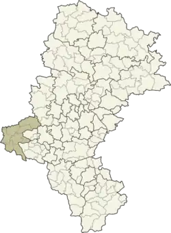 Location within Silesian Voivodeship