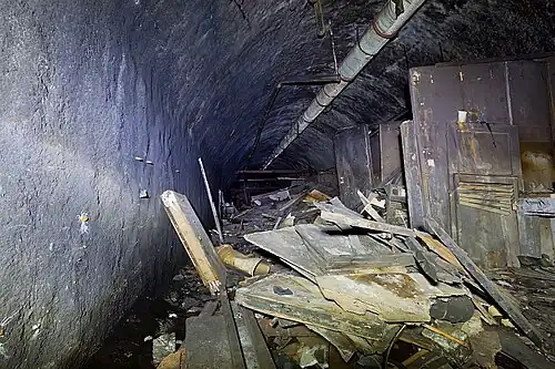 Destroyed reconnaissance photo laboratory