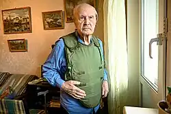 Boris Balashov wearing 6B2 vest