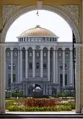 The Palace of the Nation as seen from Rudaki Park