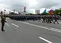 Personnel of the division at the 2018 Minsk Independence Day Parade