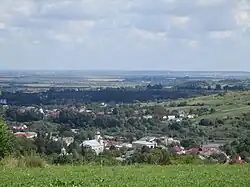 A view of Staryi Sambir with the Orthodox Church of St. Nicholas