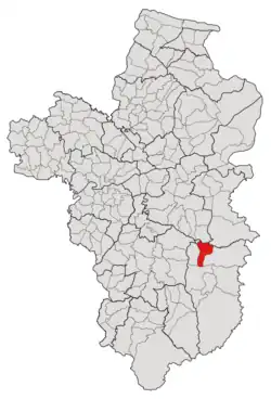 Subdistrict location in Ubon Ratchathani province