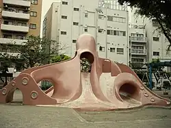 Octopus slide in Japan