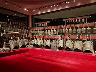 Image 22The monumental Bianzhong of Marquis Yi of Zeng, c. 5th century BCE, from Hubei (from History of music)