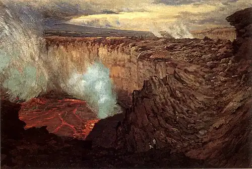 Kilauea Caldera Ernst William Christmas, 1916–1918