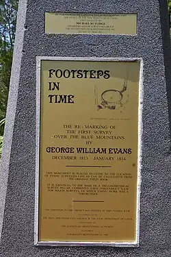 George Evans Memorial, Lapstone.