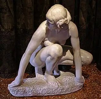 Female nude (Susanna) by Giuseppe Graziosi