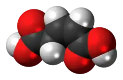 Space-filling model of the cis isomer