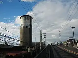The NAWASA Bocaue Water District's watertower.