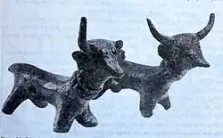 Arsenical bronze ox figurines from Bytyń, Poland, 4th mill. BCE.[30]