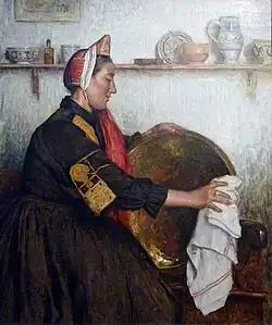 Woman from Bigouden at Work