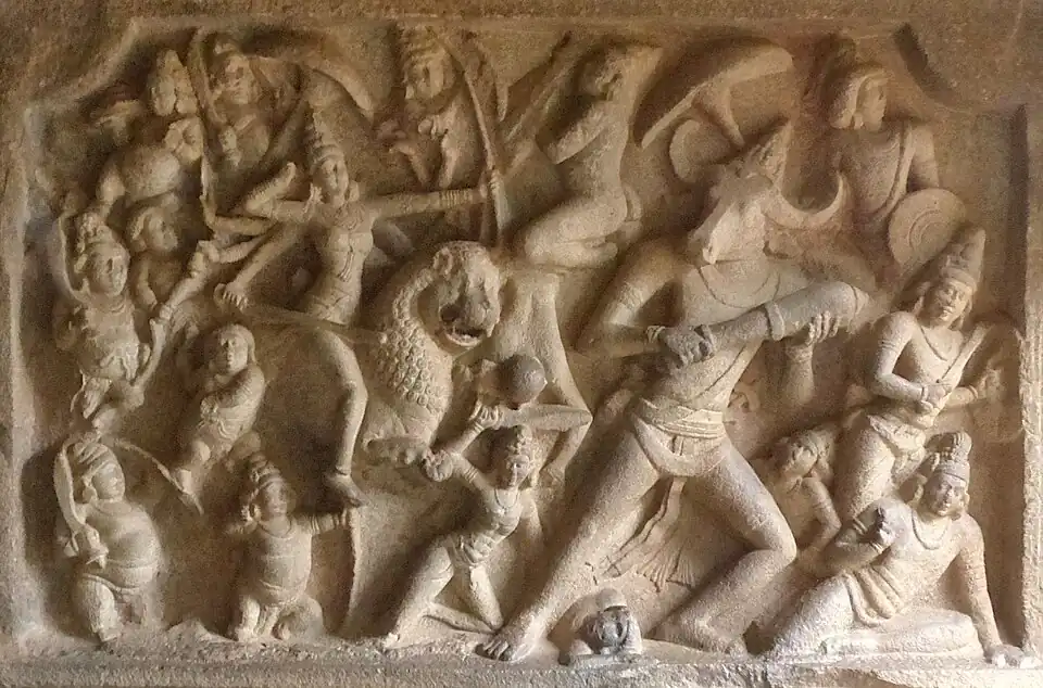 Mahishasura Mardini panel