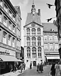 Dinghuis and the Kleine Staat street, as it looked in 1957