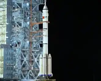 Shenzhou 15 before liftoff