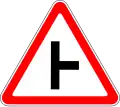 1.6.3. Side road without priority to the right