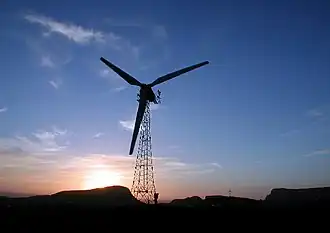 100 kW Aerogenerator, Fair Isle