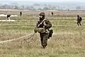 Paratrooper during a 2011 military exercise in Ryazan Oblast