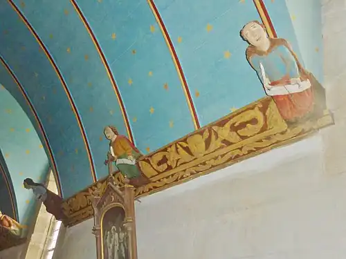 View of sablières and blochets.