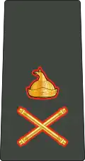 གུང་ བློན་ གོང མ ། Lieutenant general[10] (Royal Bhutan Army)