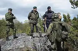 Colonel Peder Ohlsson (left) in 2016.