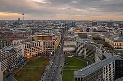 Leipziger Platz from above, 2018