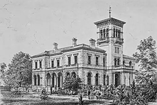 Hillfield House (1862), designed by architect John Giles