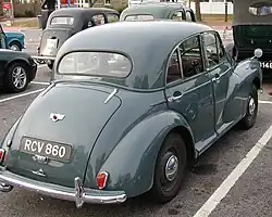 Morris Minor Series II four-door saloon registered October 1953