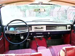 Interior of a 1974 model