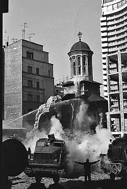 Enei Church, Bucharest, 1720–1724, demolished in 1977, unknown architect[128]