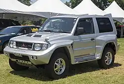 1997–1999 Mitsubishi Pajero Evolution street version, front view