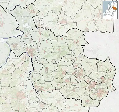 Denekamp is located in Overijssel