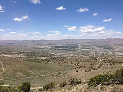 View of Elko from "E" Mountain