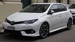 Facelift Corolla ZR hatchback (ZRE182, Australia)
