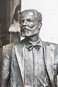Bust of Júlio Dinis, notable Portuguese medical doctor and poet.