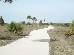 The main bike path to North Beach
