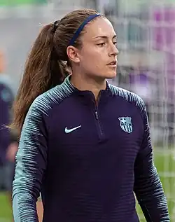 Picture of Alexia Putellas training with Barcelona