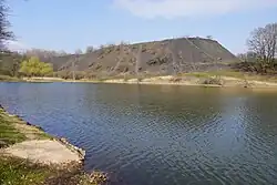 Terril of the Pré Charpin coal wash.