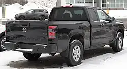 Rear view (King Cab)