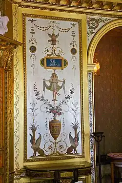 Decorative panel in the Queens's boudoir