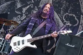 D'Angelo with Arch Enemy in 2023