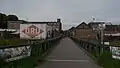 Using the bridge from the other side of the Oude IJssel