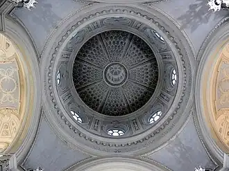 The Trompe-l'œil mimicking the dome