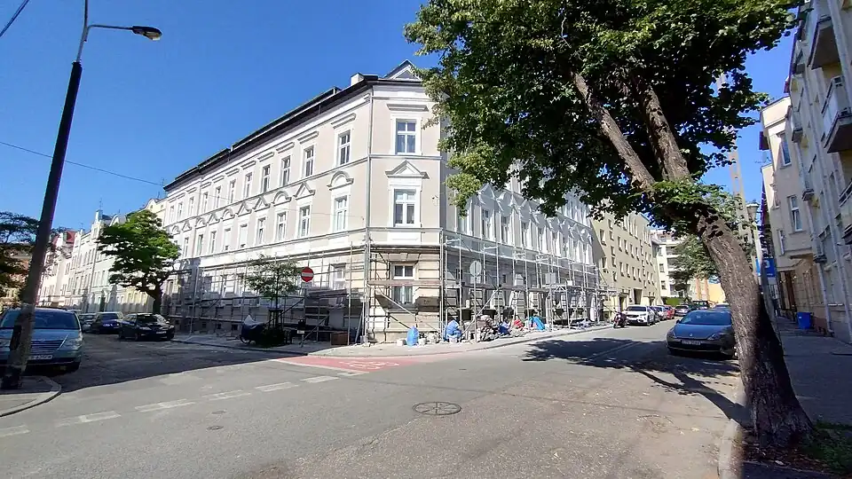 View of from the street corner