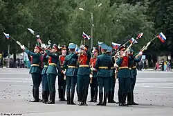 The drill team of regiment.